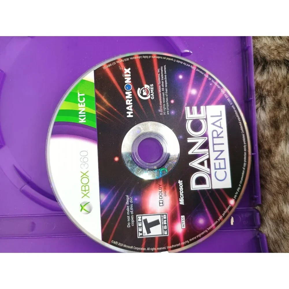 Dance Central Xbox 360 Kinect Music‎ Video Game Harmonix Microsoft